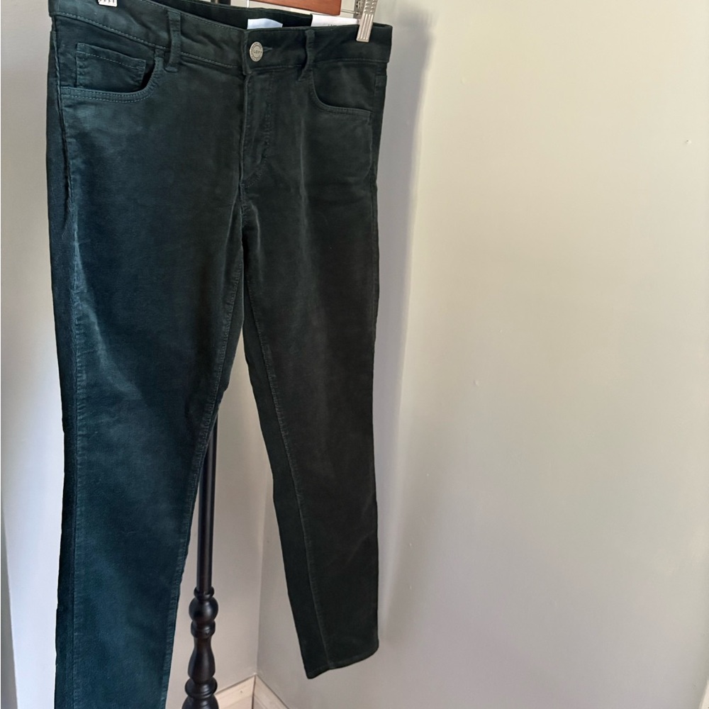 Women's Dark Green Corduroy pants